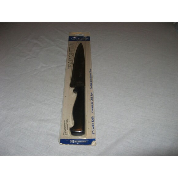 Tramontina Optimum Fine Edge 8" Cooks Knife INOX Stainless Brasil NEW IN PACKAGE - Picture 1 of 3